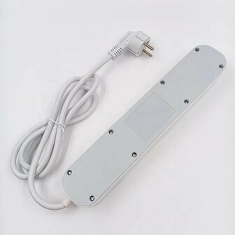 Schuko Wifi stekkerblok 4 Stopcontacten + 2x USB + 1 x USB-C PD