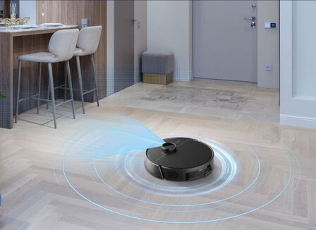 Smart Wifi Robotstofzuiger | 3-in-1: Stofzuigen, Dweilen en Vegen