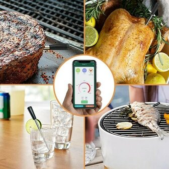 Draadloze BBQ / Grill Thermometer 50 meter