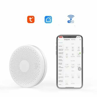 2-PACK | Wifi Combimelder (Rook + Koolmonoxide) + app