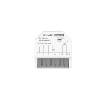 RF ontvanger (DC 12-48V) Aan/Uit + Dimmer