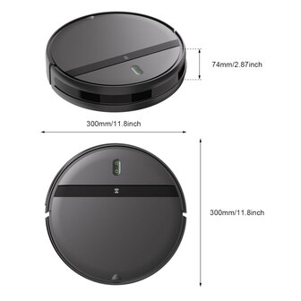 Smart Wifi Robotstofzuiger | 3-in-1: Stofzuigen, Dweilen en Vegen