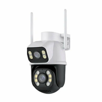 Wifi Beveiligings Camera (2x 3MP) met beugel geschikt voor buiten