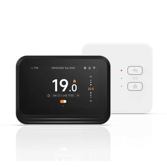 Wifi Draadloze Thermostaat met inzicht in verbruik en kosten met handige grafieken