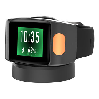 SOS Horloge 2-knops met 2-weg communicatie en hartslagmeter GPS + ladingdock.