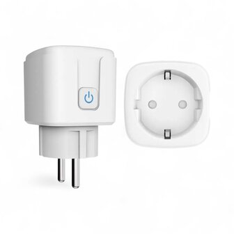 3-PACK | Slimme Stekkers 16A | WiFi &amp; Bluetooth | Energiemeter | Werkt met app