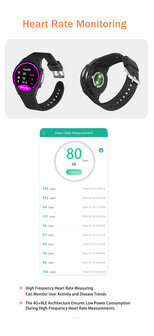 SOS Horloge 2-knops met 2-weg communicatie en hartslagmeter (GPS)