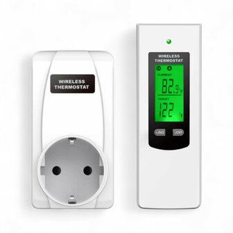 Steckdosenthermostat mit Fernbedienung f&uuml;r Heizung und Klimaanlage