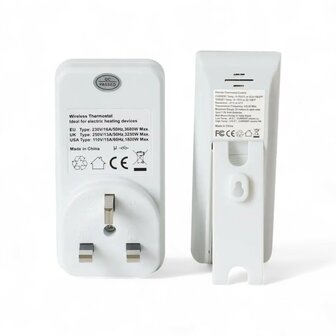 Steckdosenthermostat mit Fernbedienung f&uuml;r Heizung und Klimaanlage