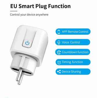 3-PACK | Smart Plugs 16A | Wi-Fi &amp;amp; Bluetooth | Energy Meter | Works with App