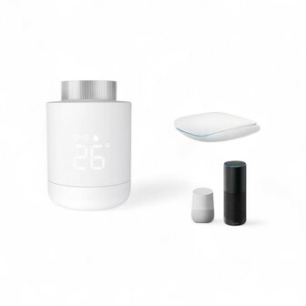 Slimme Programmeerbare Radiatorknop Expert (GEEN Zigbee gateway noodzakelijk)