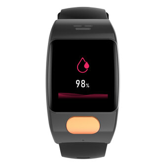 SOS Horloge 2-knops met 2-weg communicatie en hartslagmeter GPS + ladingdock