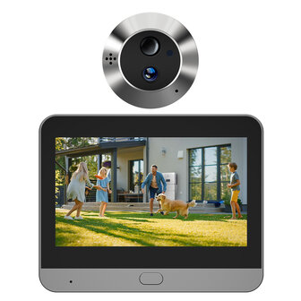 Deurspion camera inclusief Scherm 1080P met opname functie en 2-weg audio
