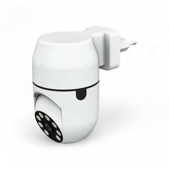 Wifi Beveiligings Camera 2,4Ghz met directe EU 230v netstroom aansluiting