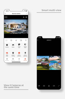 Deurspion camera inclusief Scherm 1080P met opname functie en 1-weg audio