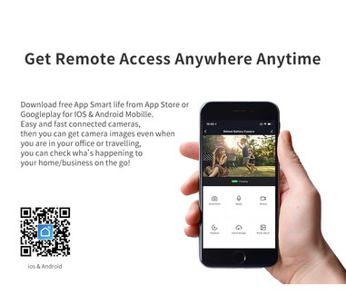 Deurspion camera inclusief Scherm 1080P met opname functie en 1-weg audio