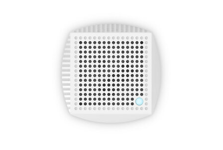 Mesh router voor Wi Fi netwerk met tri band technologie en app bediening wit staand ontwerp mesh netwerk
