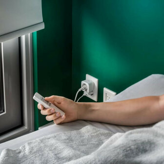 Tussenstekker voor KlikAanKlikUit systeem met compacte behuizing en 3500 watt schakelvermogen