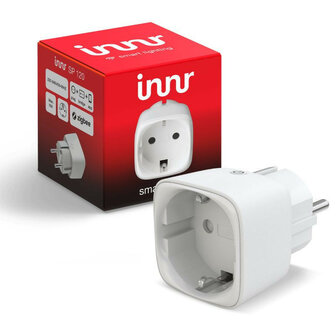 Tussenstekker voor smart home systemen met Zigbee 3 0 en Hue compatibiliteit wit kunststof