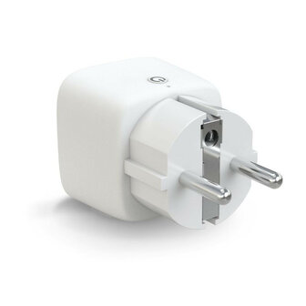 Tussenstekker voor smart home systemen met Zigbee 3 0 en Hue compatibiliteit wit kunststof