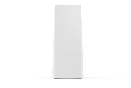 Mesh router voor Wi Fi netwerk met tri band technologie app bediening staand ontwerp wit kunststof