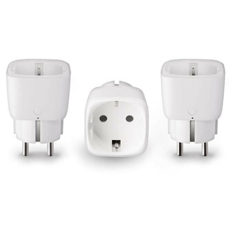 Slimme tussenstekkers voor Innr systeem met app bediening en Hue compatibiliteit wit kunststof 3 stuks