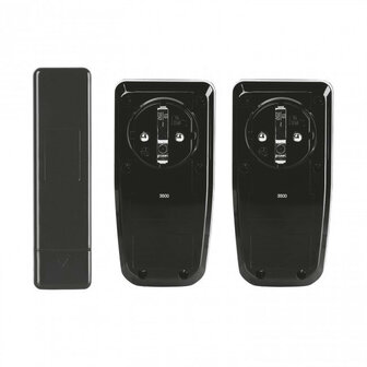 Slimme tussenstekker voor tuinset met spatwaterdichte schakelaars tot 2500 watt geschikt voor vijverpomp en buitenverlichting