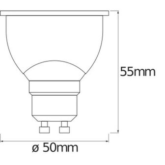 GU10 Wifi Spot voor verlichting met dimfunctie en afstembaar wit licht