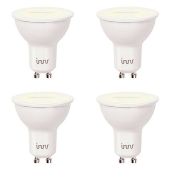 Ledspot voor slimme verlichting met GU10 fitting warm wit licht dimbaar retrofit 220 volt set van vier
