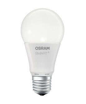 Slimme lamp voor verlichting met ZigBee systeem en dimbare warm witte lichtkleur met E27 fitting en app bediening