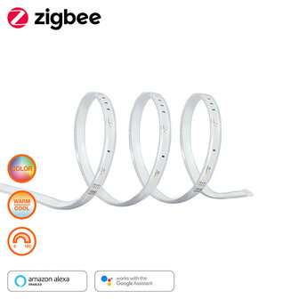 Ledstrip voor buitenverlichting met Philips Hue integratie dimbaar en IP65 bescherming 16 miljoen kleuren 4 9 meter