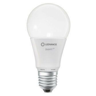Slimme WiFi lamp voor binnenverlichting met app bediening traploos dimbaar en E27 fitting wit kunststof 1521 lumen
