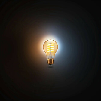 Slimme filament lamp voor binnenverlichting met Zigbee en E27 fitting dimbaar warm tot koel wit licht