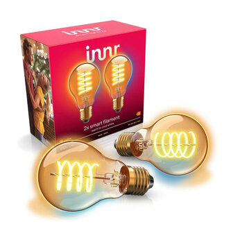 Slimme filament lamp voor binnenverlichting met Zigbee en E27 fitting dimbaar warm tot koel wit licht