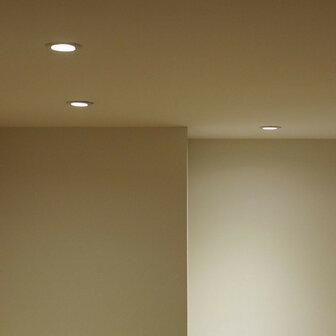 Inbouwspots voor plafond met leddriver warm wit licht compatibel met Philips Hue systeem