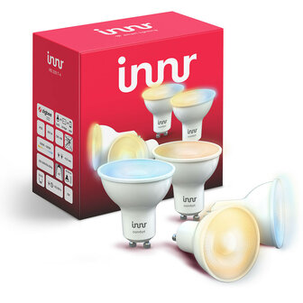 Ledspot voor binnenverlichting met Zigbee systeem en instelbare lichtkleur tunable white met GU10 fitting en dimfunctie