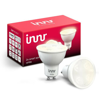 Ledspot voor binnenverlichting met Zigbee 3 0 systeem en warm wit licht dimbaar GU10 fitting 2 pack Innr