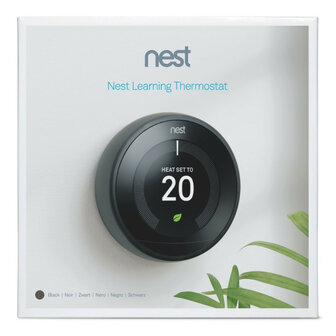 Google Nest Learning Thermostat v3 - Black