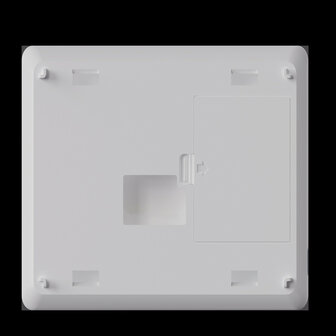 Zigbee thermostaat voor CV installatie met touchscreen app bediening en spraakbesturing zwart