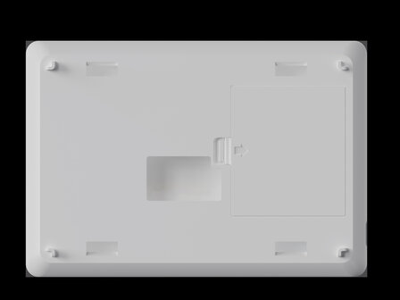Zigbee thermostaat voor CV installatie met touchscreen app bediening en spraakbesturing zwart