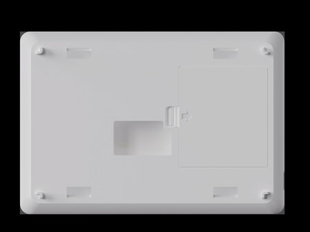 Zigbee Opbouw Thermostaat met Touchscreen voor C.V. Installatie led (zwart)