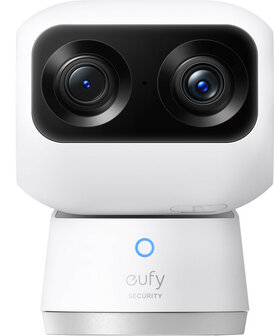 Camera voor binnen met twee lenzen 360 graden pan 75 graden tilt helder nachtzicht en bewegingsdetectie