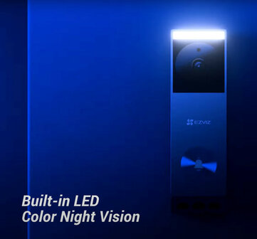 Deurbelcamera voor buiten met dual lens en zonnepaneel grijs kunststof draadloos met 2K resolutie en bewegingsdetectie