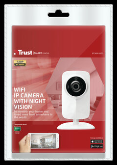 Wifi IP Camera voor KlikAanKlikUit ICS2000 Smart Home systeem met nachtzicht tot 10 meter en HD kwaliteit beeld