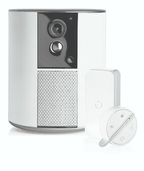 Beveiligingscamera starterskit voor binnen met raam en deursensor en back up batterij van Somfy