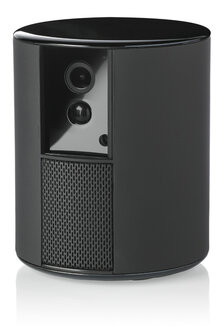 Beveiligingscamera voor binnen met draadloze verbinding en automatische privacy schuif van Somfy One