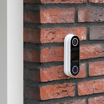 Slimme deurbel voor woning en klein bedrijf met wifi en 2 megapixel camera en SD kaart opslag