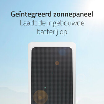 Camera voor buiten met zonnepaneel wifi 24 ghz schijnwerper sirene en 2K kleurbeeldsensor