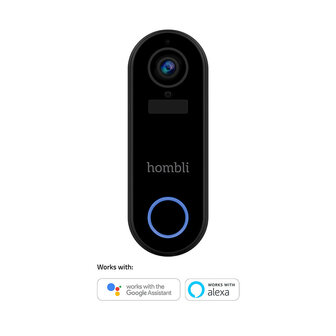 Slimme deurbel voor installatie met wifi batterij voeding en 2 megapixel camera met sd kaart opslag