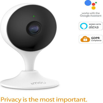 IP camera voor binnen met 2.4 GHz WiFi bewegings en geluidsdetectie en tweeweg spraakfunctie